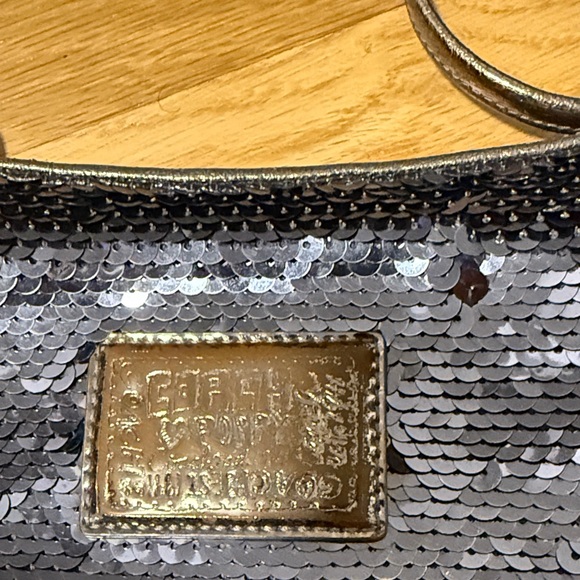 Black Sequin Crossbody Bag - Coach - Picture 2 of 4